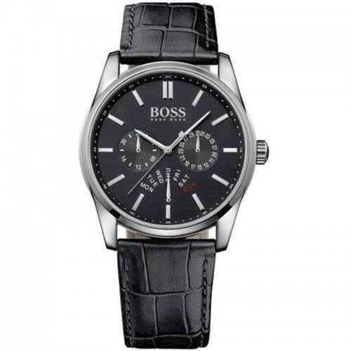 Image of Hugo Boss Heritage Sølv Quartz herre ur, model 1513124